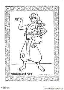Read more about the article Aladino grátis para pintar 12
